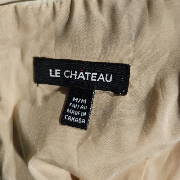 Ladies White dress w/ Black Floral - Picture 2 of 3